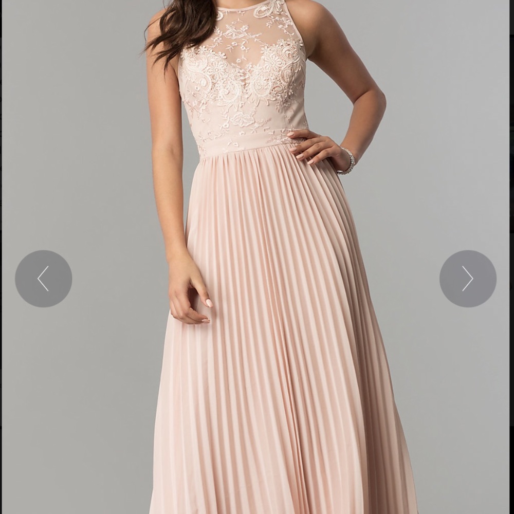 Embroidered Prom Dress